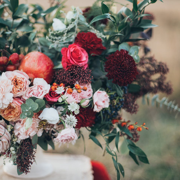 大型活动时候的花卉展示