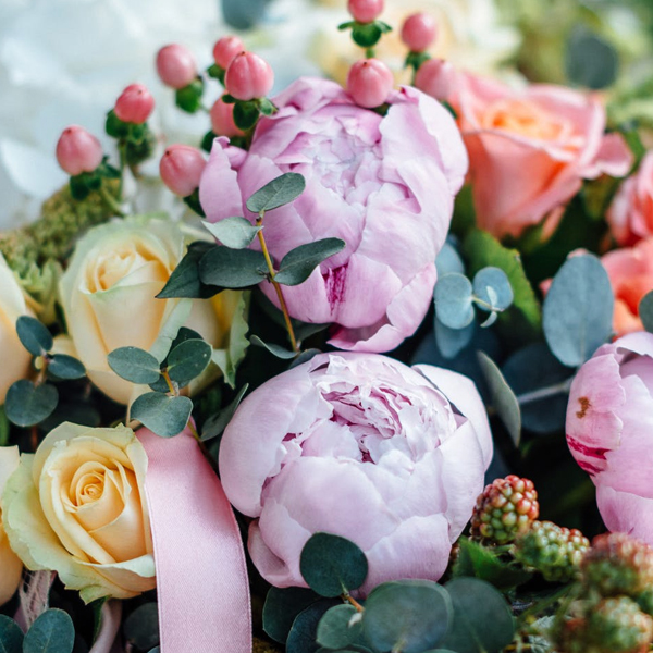 大型活动时候的花卉展示