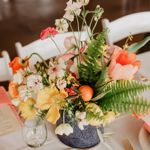 大型活动时候的花卉展示