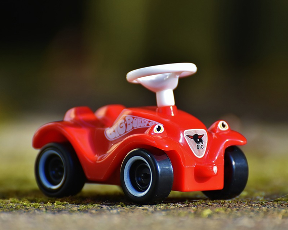 红色炫酷波比车