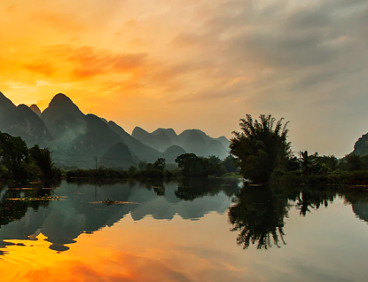 桂林-漓江-遇龙河-银子岩-世外桃源火车4日游