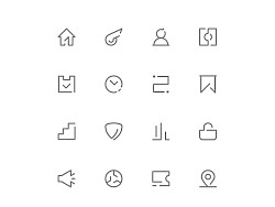 足球产品线性图标[1P]